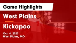 West Plains  vs Kickapoo  Game Highlights - Oct. 4, 2022