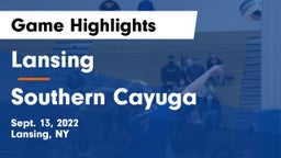 Lansing  vs Southern Cayuga Game Highlights - Sept. 13, 2022