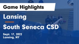 Lansing  vs South Seneca CSD Game Highlights - Sept. 17, 2022