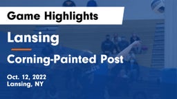 Lansing  vs Corning-Painted Post  Game Highlights - Oct. 12, 2022