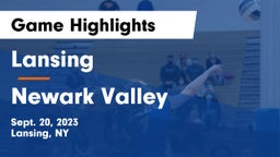 Lansing  vs Newark Valley  Game Highlights - Sept. 20, 2023