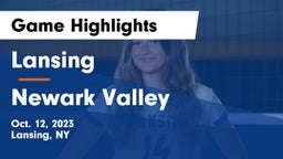 Lansing  vs Newark Valley  Game Highlights - Oct. 12, 2023