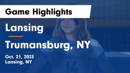 Lansing  vs Trumansburg, NY Game Highlights - Oct. 21, 2023