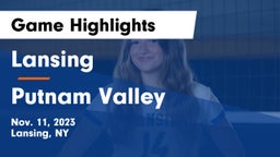 Lansing  vs Putnam Valley  Game Highlights - Nov. 11, 2023