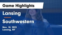 Lansing  vs Southwestern  Game Highlights - Nov. 18, 2023