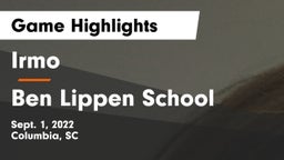 Irmo  vs Ben Lippen School Game Highlights - Sept. 1, 2022