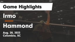 Irmo  vs Hammond  Game Highlights - Aug. 28, 2023