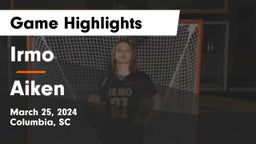 Irmo  vs Aiken  Game Highlights - March 25, 2024