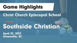 Christ Church Episcopal School vs Southside Christian Game Highlights - April 25, 2023