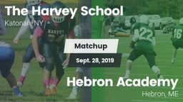 Matchup: The Harvey School vs. Hebron Academy  2019