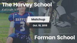 Matchup: The Harvey School vs. Forman School 2019