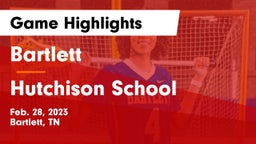 Bartlett  vs Hutchison School Game Highlights - Feb. 28, 2023
