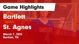 Bartlett  vs St. Agnes Game Highlights - March 7, 2023