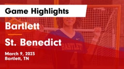 Bartlett  vs St. Benedict Game Highlights - March 9, 2023