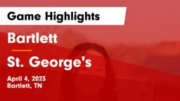 Bartlett  vs St. George's  Game Highlights - April 4, 2023