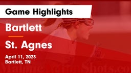 Bartlett  vs St. Agnes Game Highlights - April 11, 2023