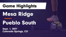 Mesa Ridge  vs Pueblo South  Game Highlights - Sept. 1, 2021