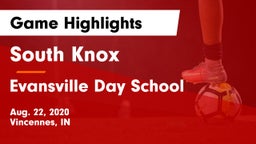 South Knox  vs Evansville Day School Game Highlights - Aug. 22, 2020