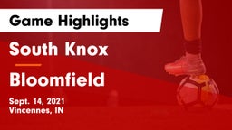 South Knox  vs Bloomfield Game Highlights - Sept. 14, 2021