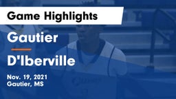 Gautier  vs D'Iberville  Game Highlights - Nov. 19, 2021