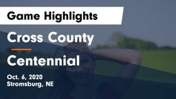 Cross County  vs Centennial  Game Highlights - Oct. 6, 2020