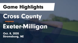 Cross County  vs Exeter-Milligan  Game Highlights - Oct. 8, 2020