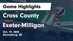 Cross County  vs Exeter-Milligan  Game Highlights - Oct. 19, 2020