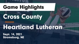 Cross County  vs Heartland Lutheran  Game Highlights - Sept. 14, 2021