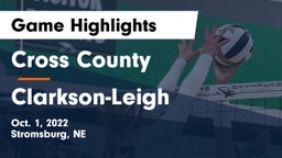 Cross County  vs Clarkson-Leigh  Game Highlights - Oct. 1, 2022