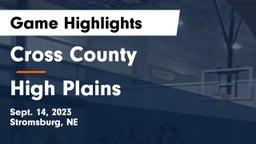 Cross County  vs High Plains  Game Highlights - Sept. 14, 2023