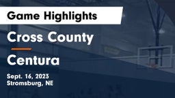 Cross County  vs Centura  Game Highlights - Sept. 16, 2023