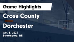 Cross County  vs Dorchester  Game Highlights - Oct. 5, 2023