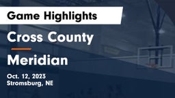 Cross County  vs Meridian  Game Highlights - Oct. 12, 2023