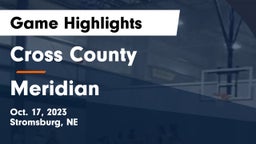 Cross County  vs Meridian  Game Highlights - Oct. 17, 2023