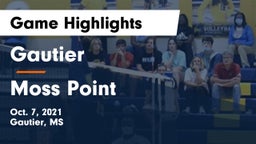 Gautier  vs Moss Point  Game Highlights - Oct. 7, 2021