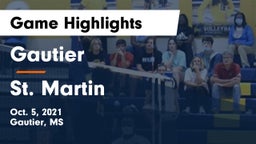 Gautier  vs St. Martin  Game Highlights - Oct. 5, 2021