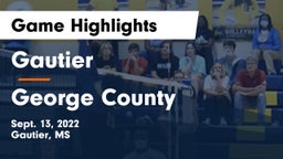 Gautier  vs George County  Game Highlights - Sept. 13, 2022