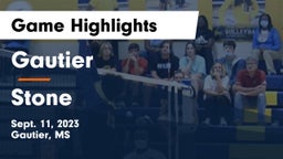 Gautier  vs Stone  Game Highlights - Sept. 11, 2023