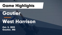 Gautier  vs West Harrison  Game Highlights - Oct. 5, 2023