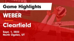 WEBER  vs Clearfield Game Highlights - Sept. 1, 2022