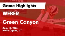 WEBER  vs Green Canyon  Game Highlights - Aug. 10, 2023