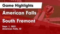 American Falls  vs South Fremont  Game Highlights - Sept. 1, 2022