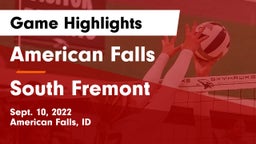 American Falls  vs South Fremont  Game Highlights - Sept. 10, 2022