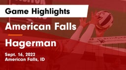 American Falls  vs Hagerman  Game Highlights - Sept. 16, 2022