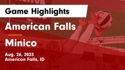 American Falls  vs Minico  Game Highlights - Aug. 26, 2023