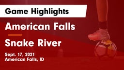 American Falls  vs Snake River Game Highlights - Sept. 17, 2021