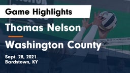 Thomas Nelson  vs Washington County  Game Highlights - Sept. 28, 2021
