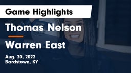 Thomas Nelson  vs Warren East Game Highlights - Aug. 20, 2022