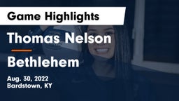 Thomas Nelson  vs Bethlehem  Game Highlights - Aug. 30, 2022