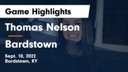 Thomas Nelson  vs Bardstown  Game Highlights - Sept. 10, 2022